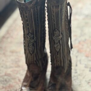 Corral Vintage Teal Cowboy Boots